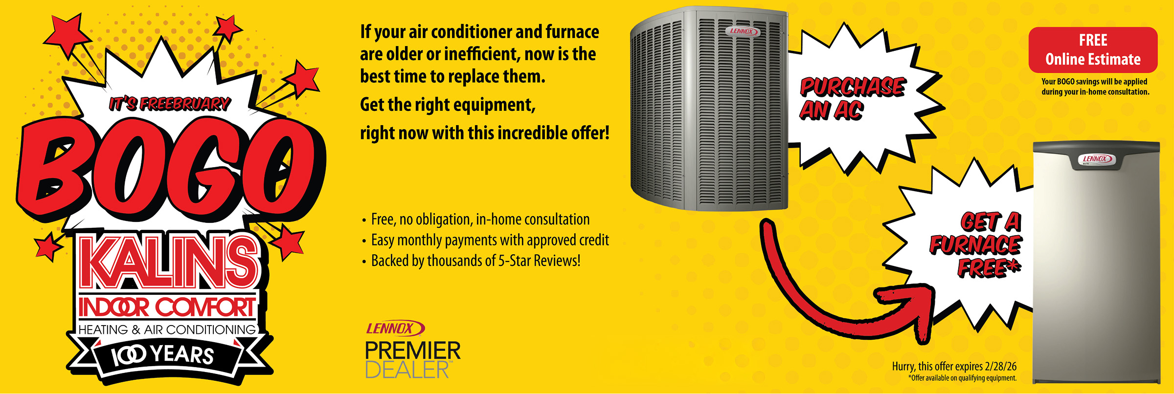 BOGO - Purchase an AC Get a Furnace Free